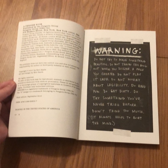 Keri Smith “Mess: The Manual of Accidents and Mistakes” Adventure Junk Journal - Picture 4 of 7